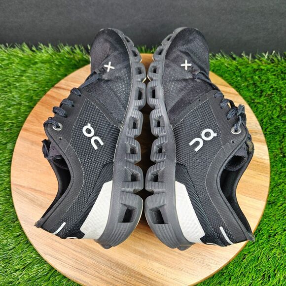 On Cloud X 3 Womens Size 7 Black Athletic Running Walking Shoes Sneakers *FLAWS* - Picture 12 of 15